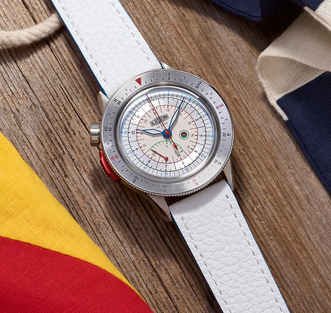 Albishorn debuts with the Maxigraph, a Massena LAB collaboration in regatta regalia